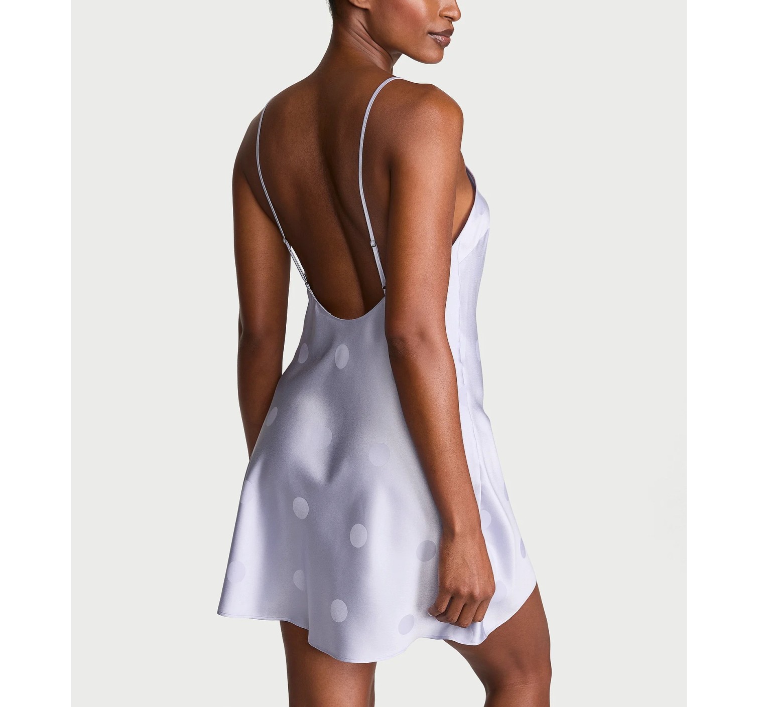 Пеньюар Signature Satin Slip Dress Icy Lavender