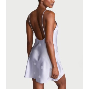 Пеньюар Signature Satin Slip Dress Icy Lavender
