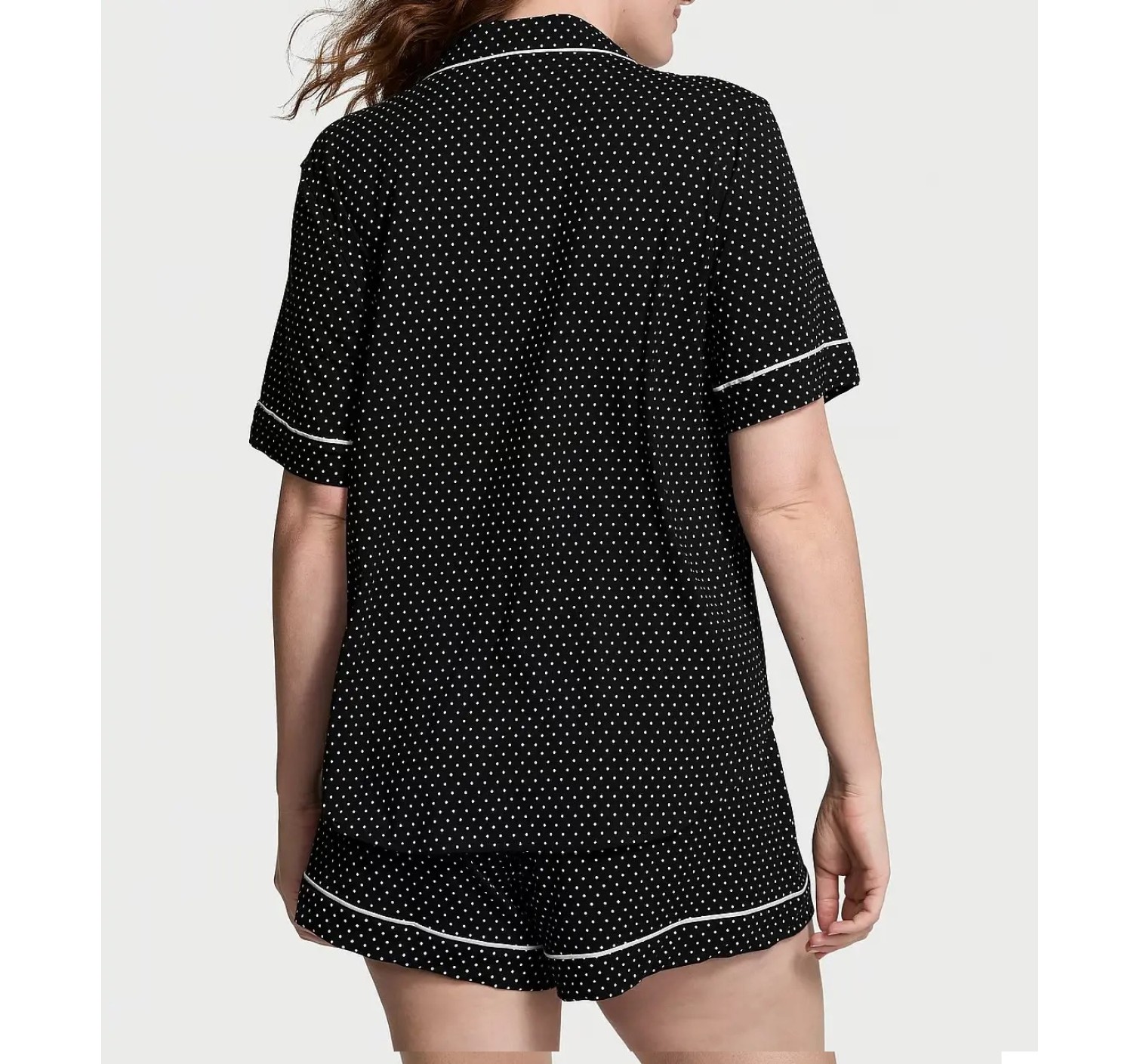 Пижама Soft Modal Short Pajama Set Black Dot