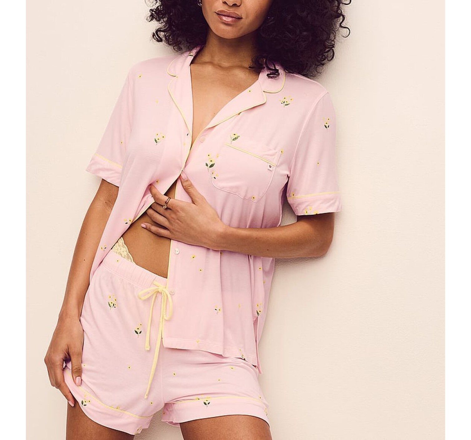 Пижама SoSoft Modal Short Pajama Set Ballet Pink Floral