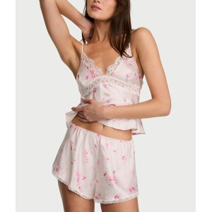 Піжама Jacquard Cami & Short Set Butterflies Pink Floral