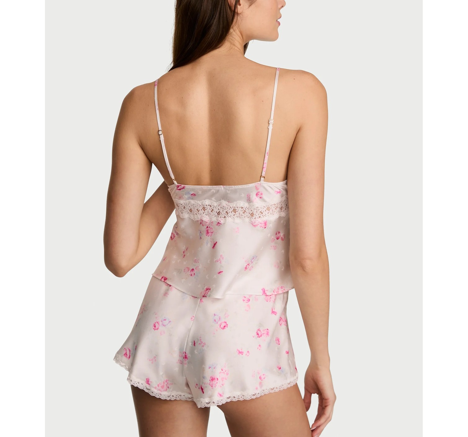 Піжама Jacquard Cami & Short Set Butterflies Pink Floral