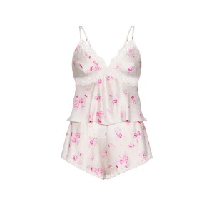 Піжама Jacquard Cami & Short Set Butterflies Pink Floral