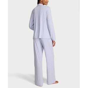 Пижама SoSoft Modal Long Pajama Set Icy Lavender Logos