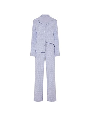 Піжама SoSoft Modal Long Pajama Set Icy Lavender Logos