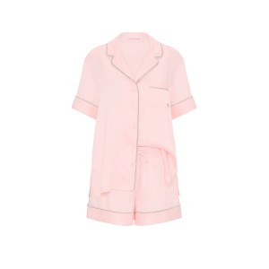 Пижама Signature Satin Shine Short Pajama Set Angel Pink