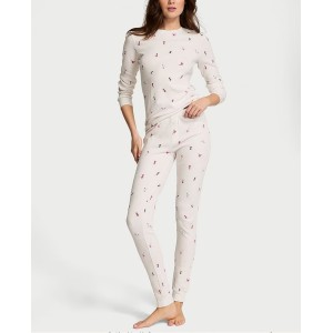 Пижама Thermal Long Pyjama Set Coconut White Skiers