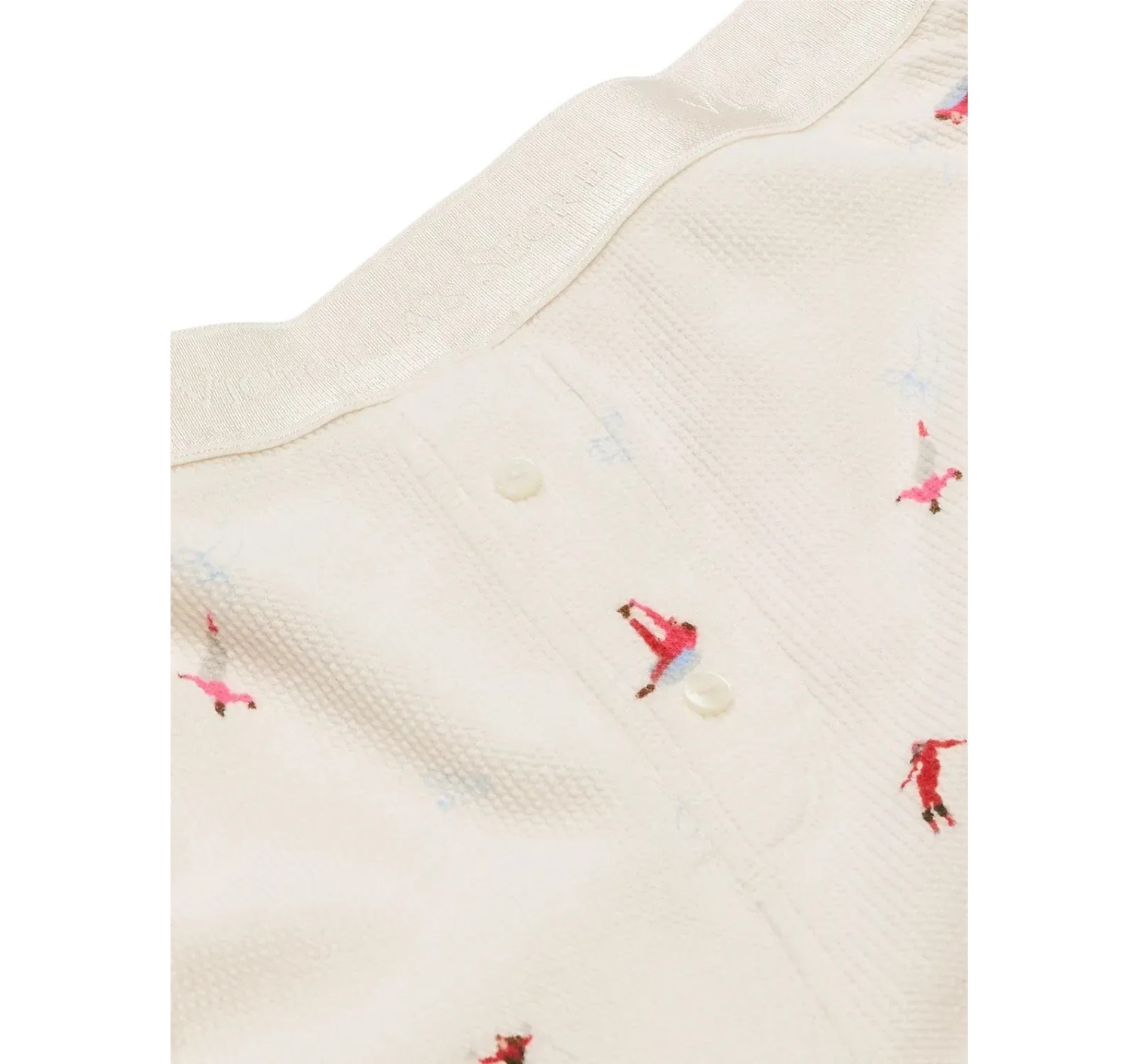 Пижама Thermal Long Pyjama Set Coconut White Skiers