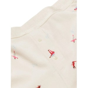 Пижама Thermal Long Pyjama Set Coconut White Skiers