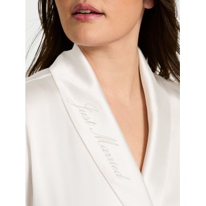 Халат невесты Luxe Satin Long Robe Just Married
