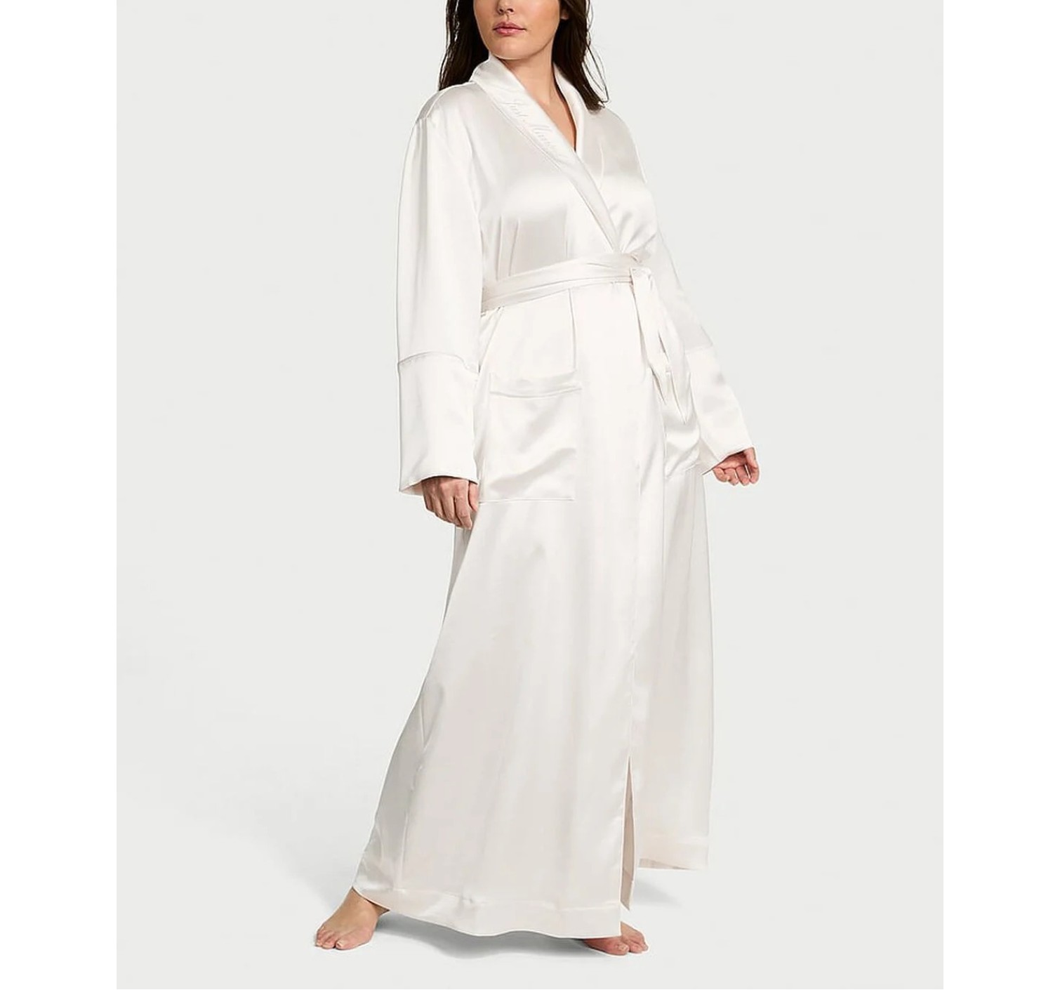 Халат невесты Luxe Satin Long Robe Just Married