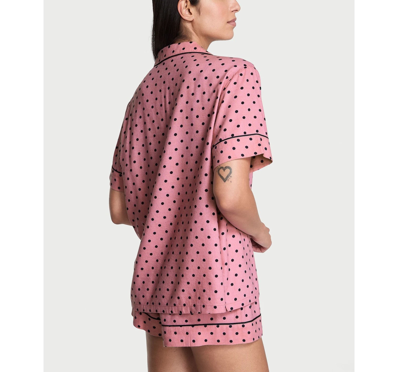 Піжама Cotton Flannel Short Pajama Set Aspirin Dot Yd