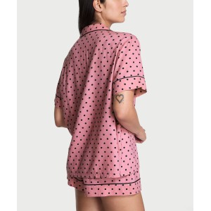 Піжама Cotton Flannel Short Pajama Set Aspirin Dot Yd