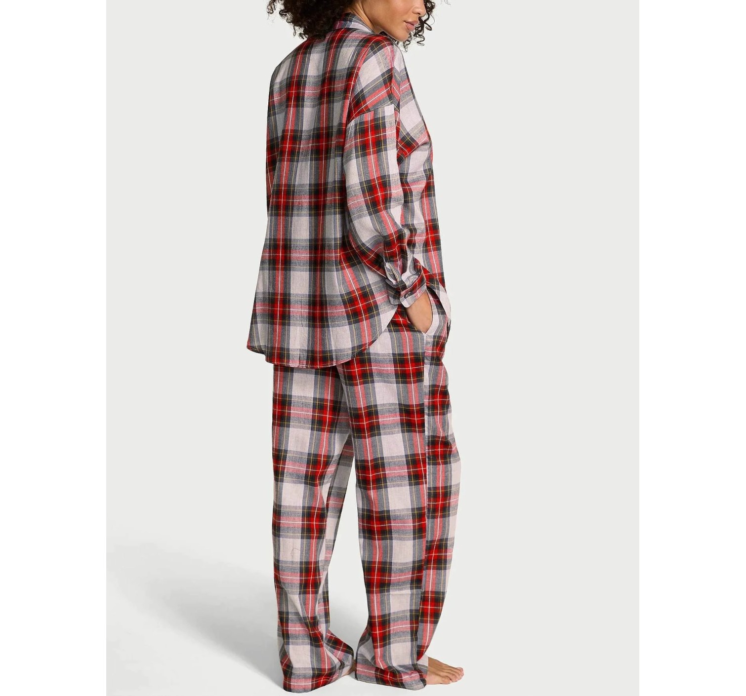 Пижама Modal-Cotton Long Pajama Set Plaid