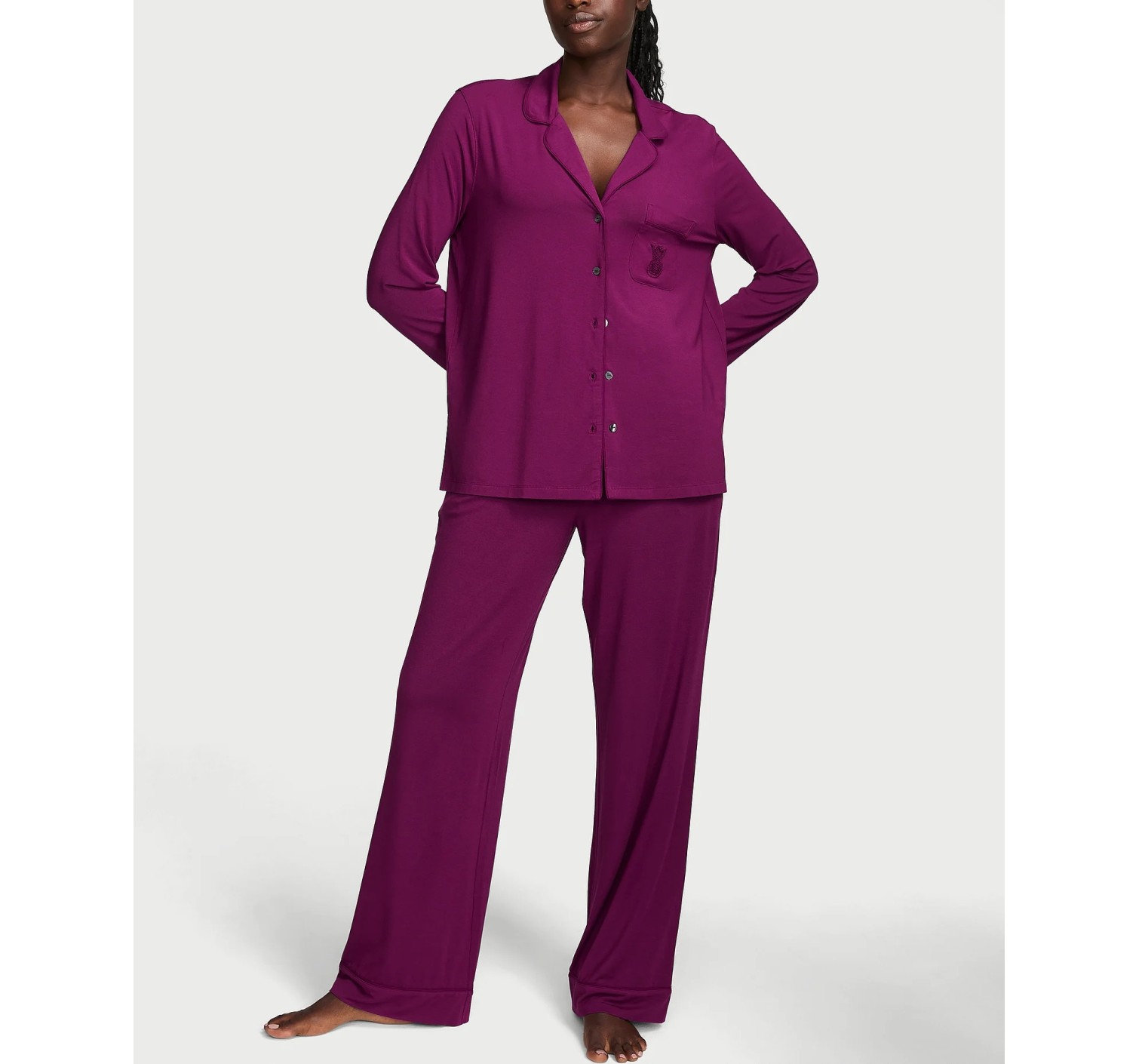 Піжама SoSoft Modal Long Pajama Set Purple