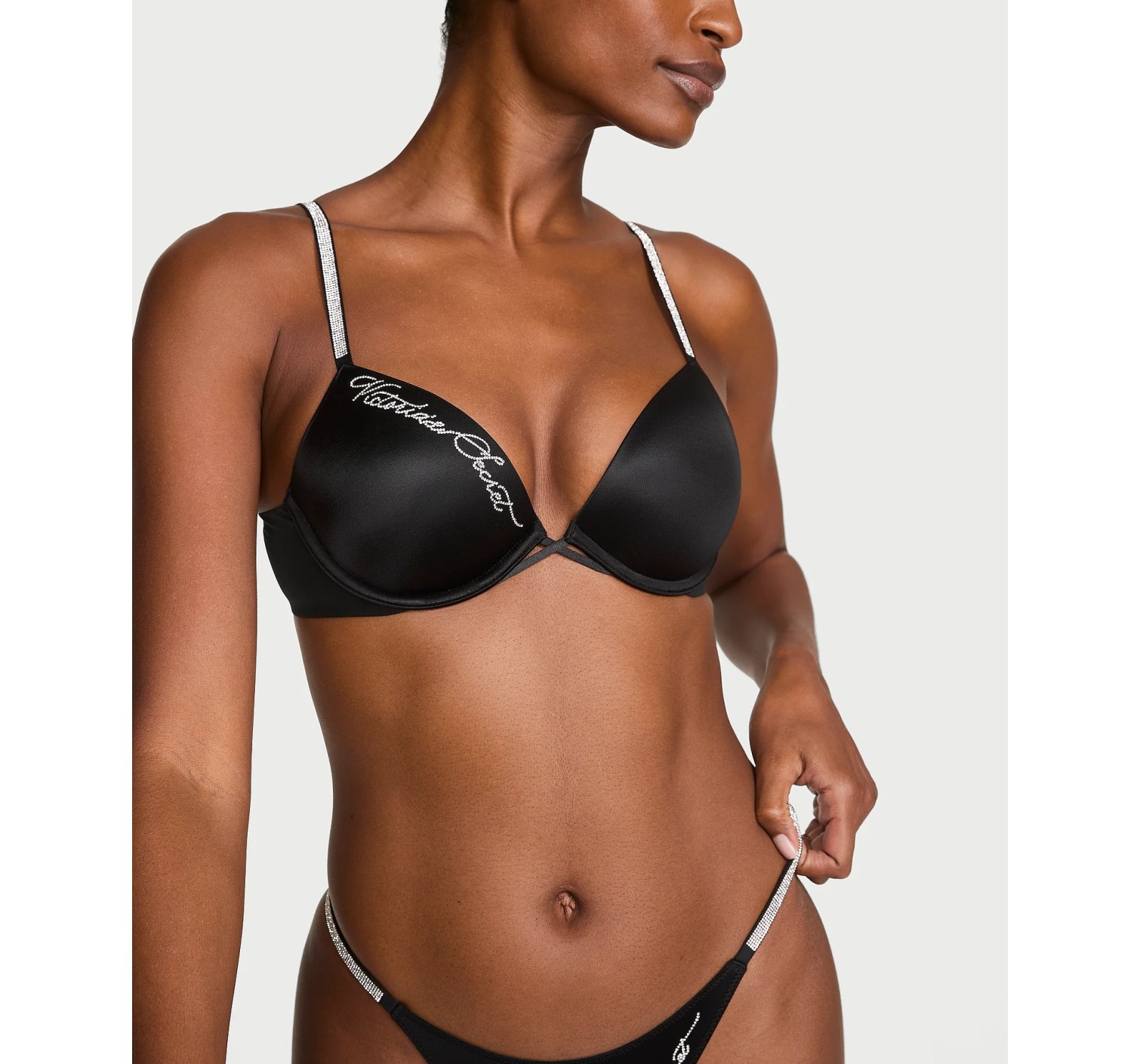 Бюстгальтер Shine Script Push-Up Bra Black