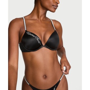 Бюстгальтер Shine Script Push-Up Bra Black