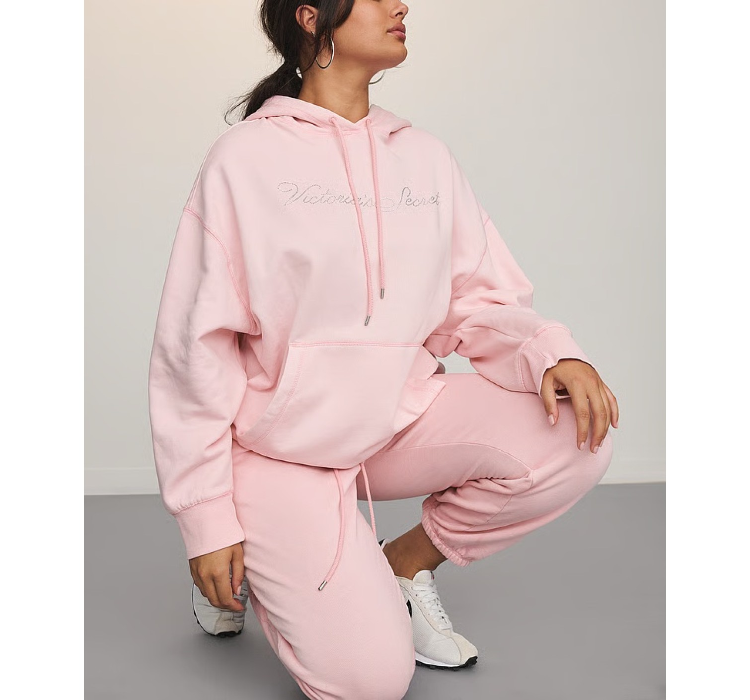 Спортивный костюм Iconic Fleece Relaxed Hoodie Jogger Pretty Blossom