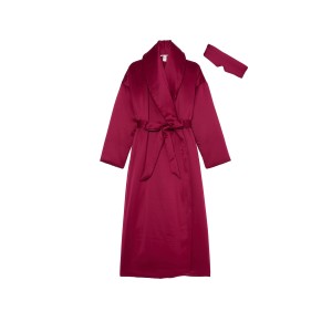 Халат + Маска для сна Dream Satin Duvet Robe & Eye Mask Set