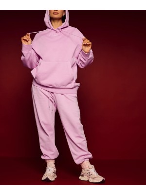 Спортивный костюм Iconic Fleece Relaxed Hoodie Jogger Washed Bikini Purple