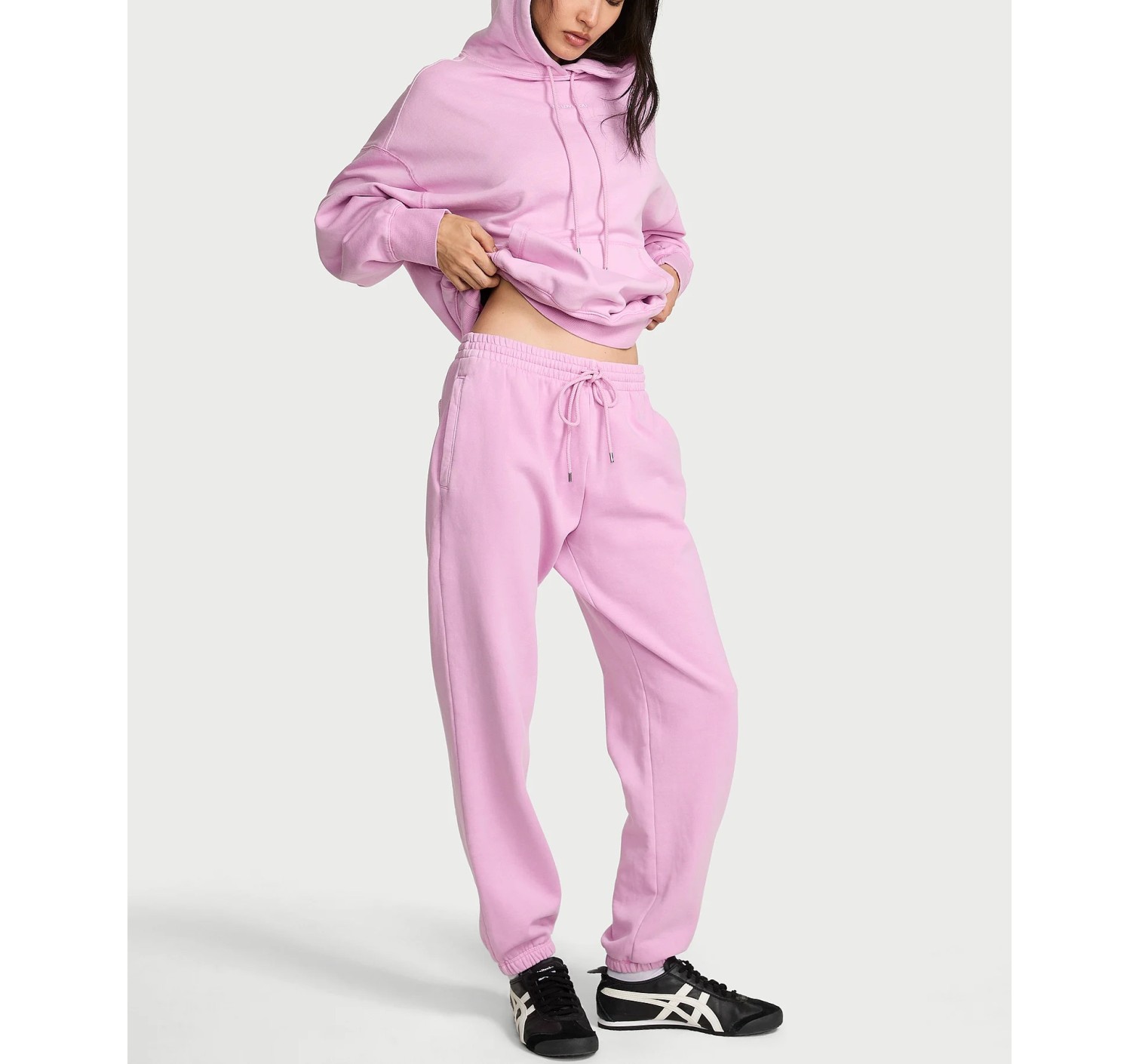 Спортивный костюм Iconic Fleece Relaxed Hoodie Jogger Washed Bikini Purple