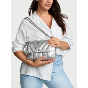 Сумка Medium Crossbody Bag Silver