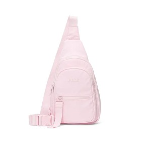 Сумка-бананка Nylon Sling Backpack Pink Tulip