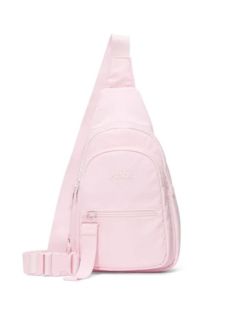 Сумка-бананка Nylon Sling Backpack Pink Tulip