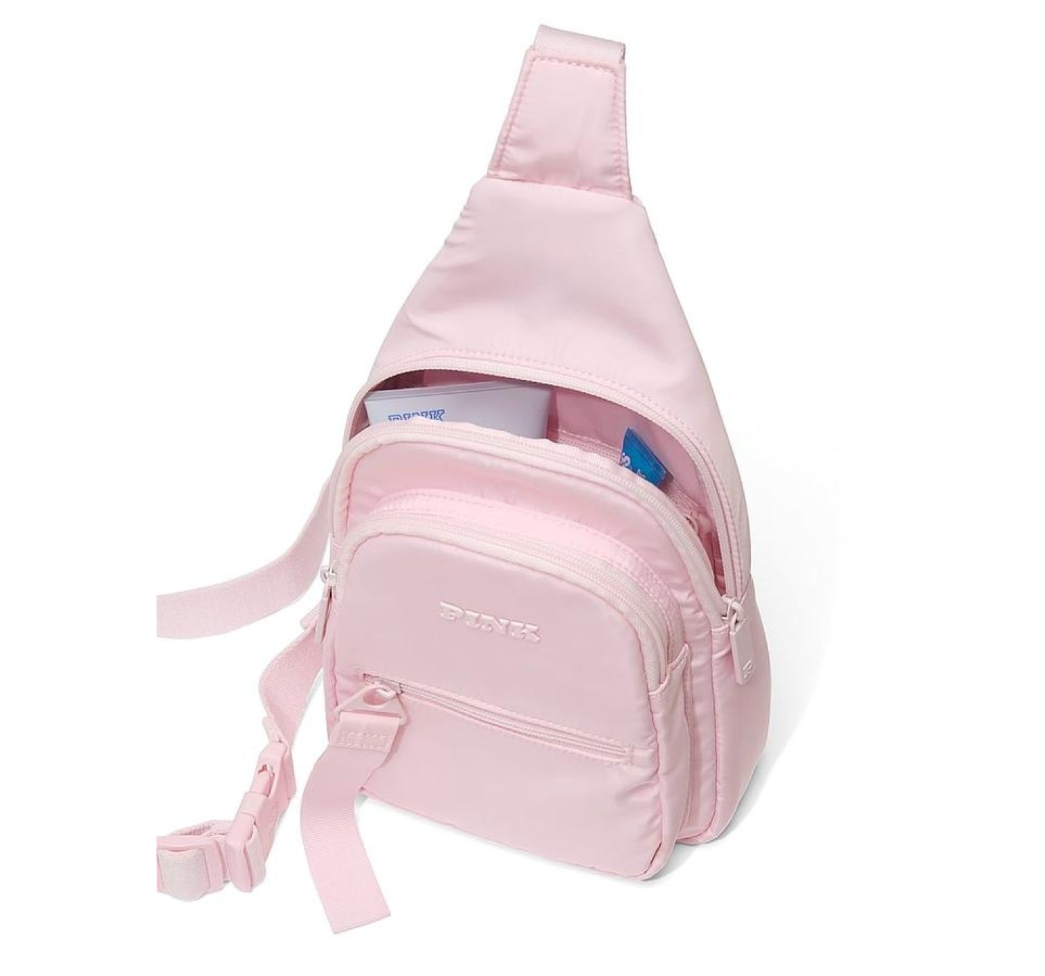 Сумка-бананка Nylon Sling Backpack Pink Tulip