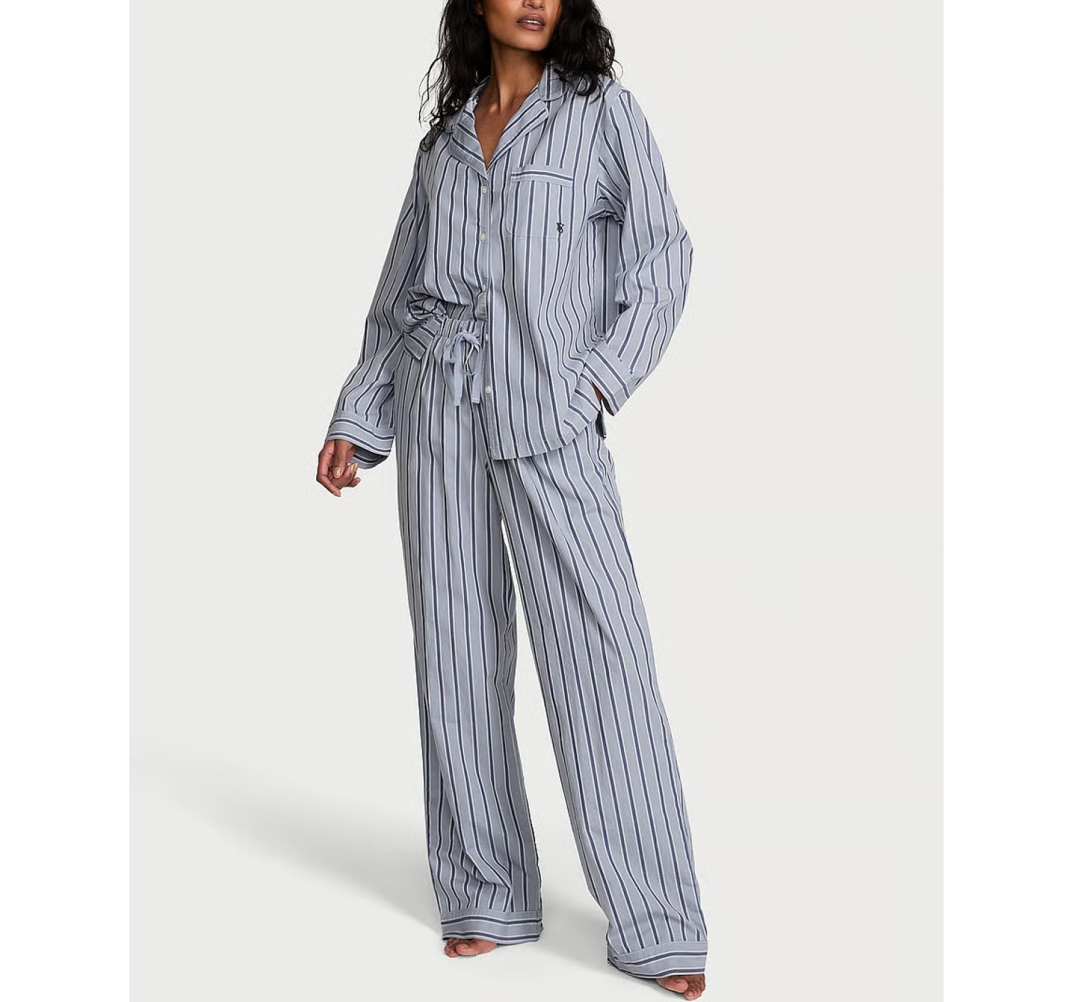 Пижама Cotton Heritage Cotton Long Pajama Set Blue