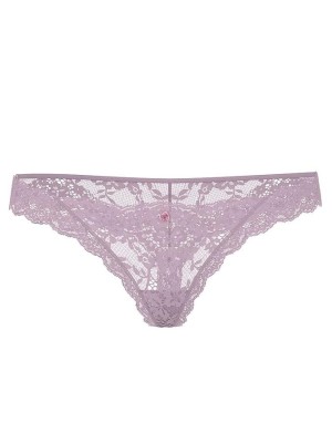 Трусики Lace Thong Panty Deep Hyacinth