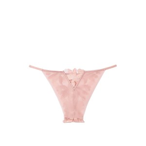 Трусики Floral Embroidered Brazilian panty