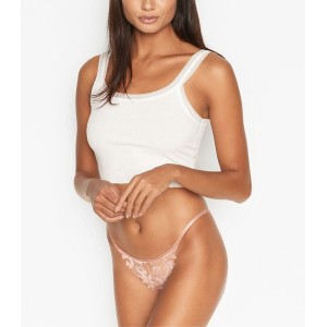 Трусики Floral Embroidered Brazilian panty