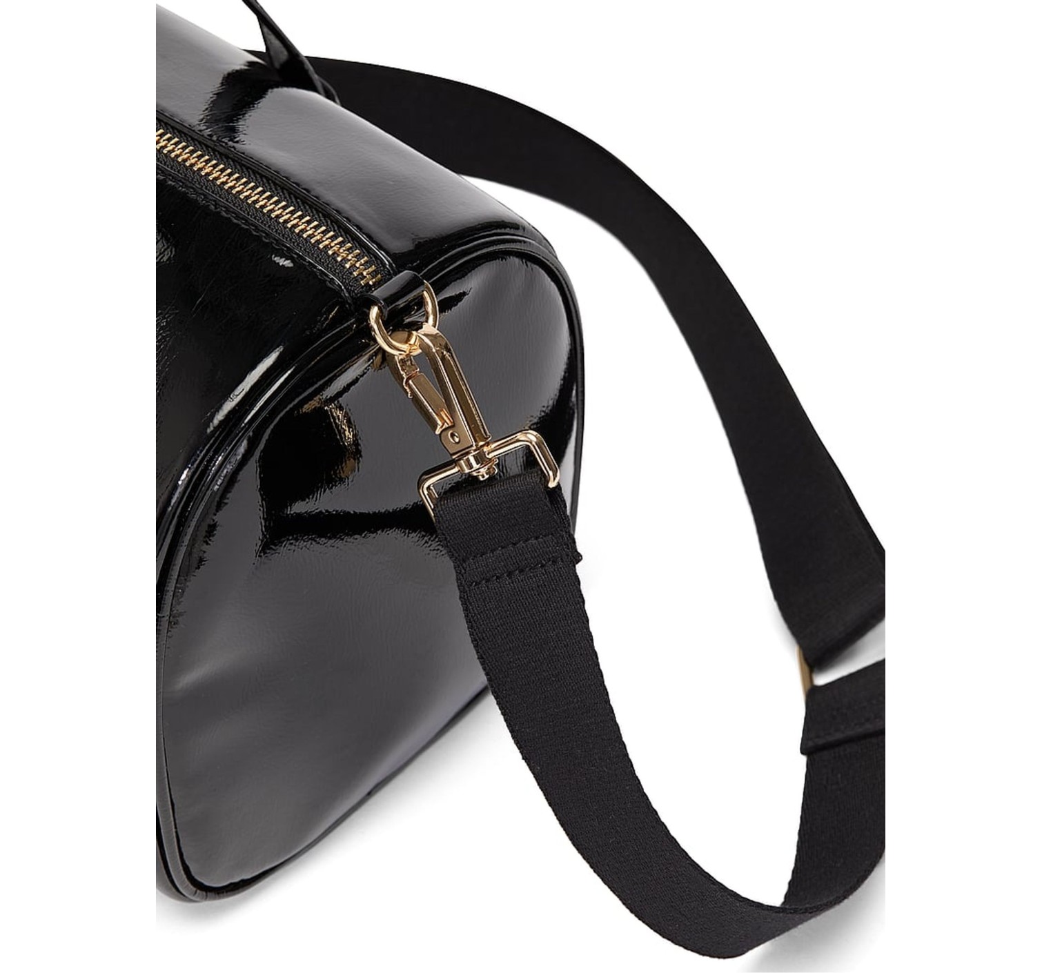 Сумка Black Patent Large Duffle Bag