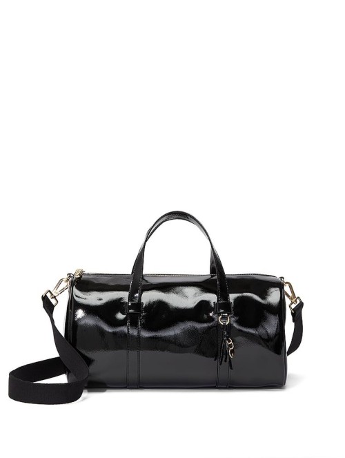 Сумка Black Patent Large Duffle Bag