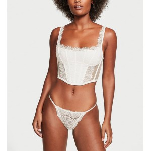 Корсет Lace Corset Top Coconut White