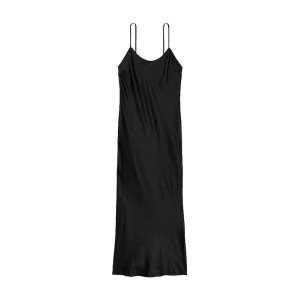 Пеньюар Satin Maxi Slip Black