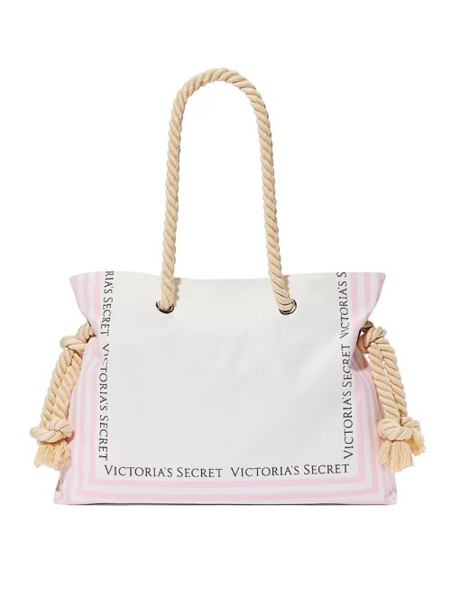 Сумка Rope Handle Tote Bag Pink Iconic Stripe