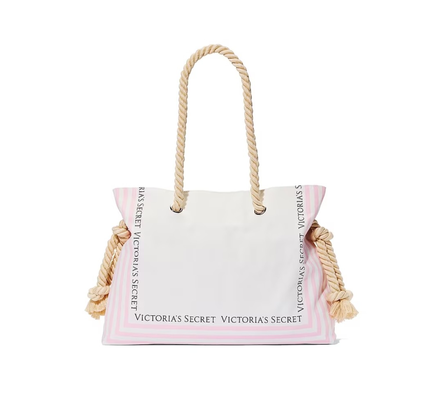 Сумка Rope Handle Tote Bag Pink Iconic Stripe