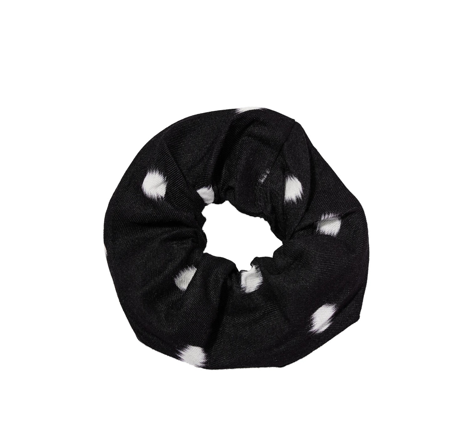 Піжама Flannel Long Tee-Jama & Scrunchie Set Black & White Dots