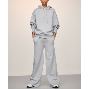 Костюм Medium Heather Fleece Hoodie Wide Leg Fleece Joggers Set Grey 