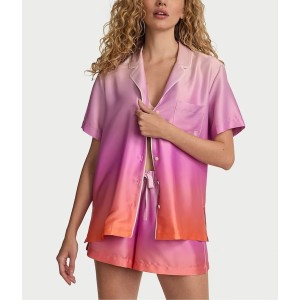 Пижама Satin Short Pyjamas Set Pink Ombre