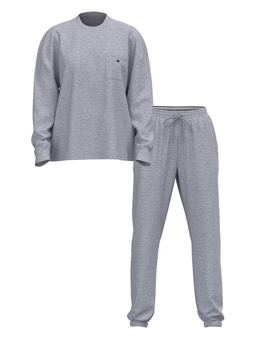 Пижама Medium Heather Grey Trouser Cotton Pyjama Set