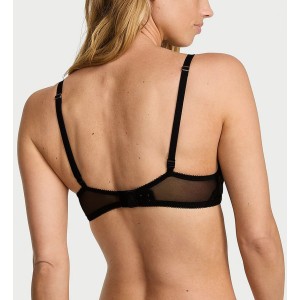 Комплект Low-Cut Push-Up Bra Rose Lace Overlay Cheeky Panty Set Leopard