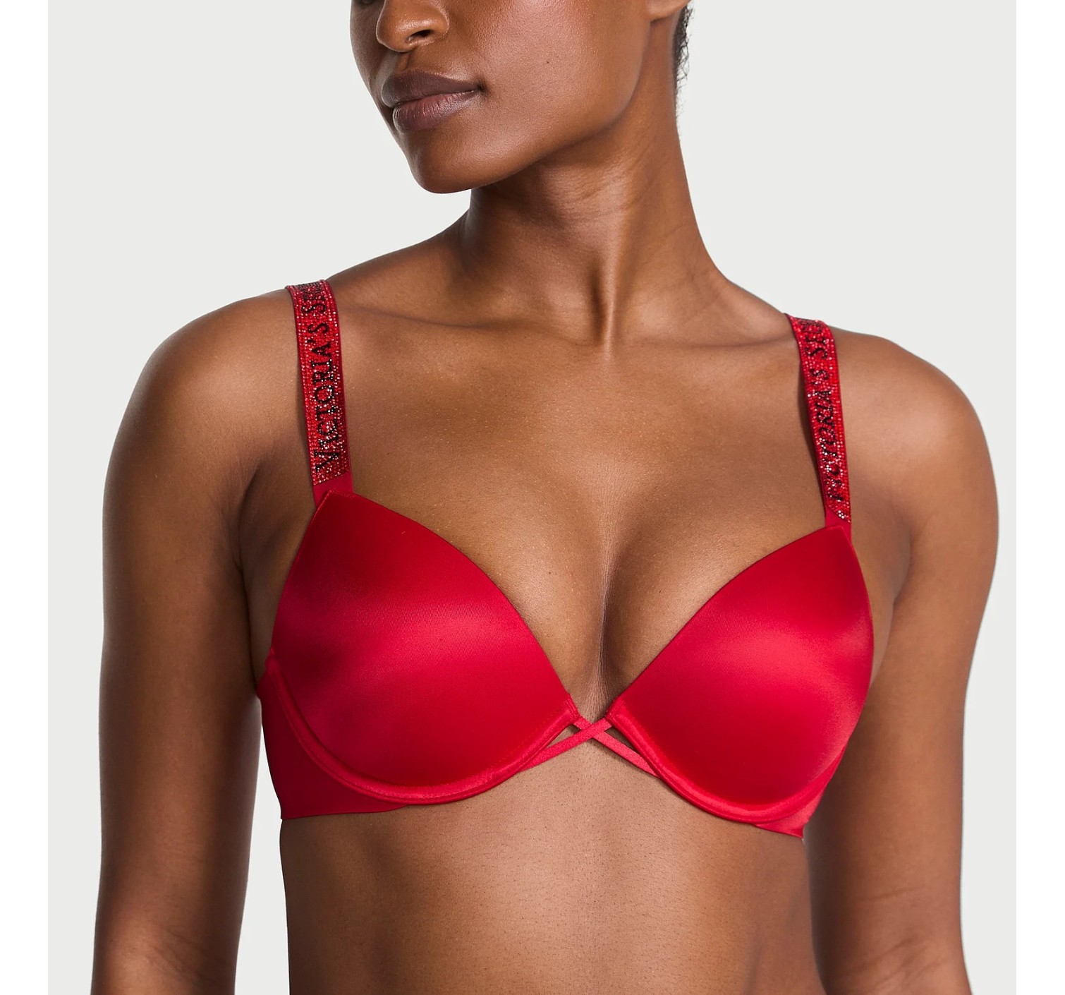 Бюстгальтер Logo Shine Strap Push-Up Bra Lipstick