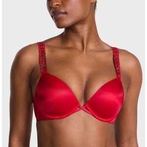 Бюстгальтер Logo Shine Strap Push-Up Bra Lipstick