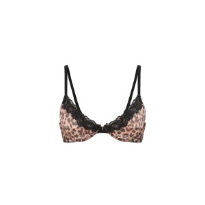 Бюстгальтер Sheer Rose Unlined Low-Cut Demi Leopard