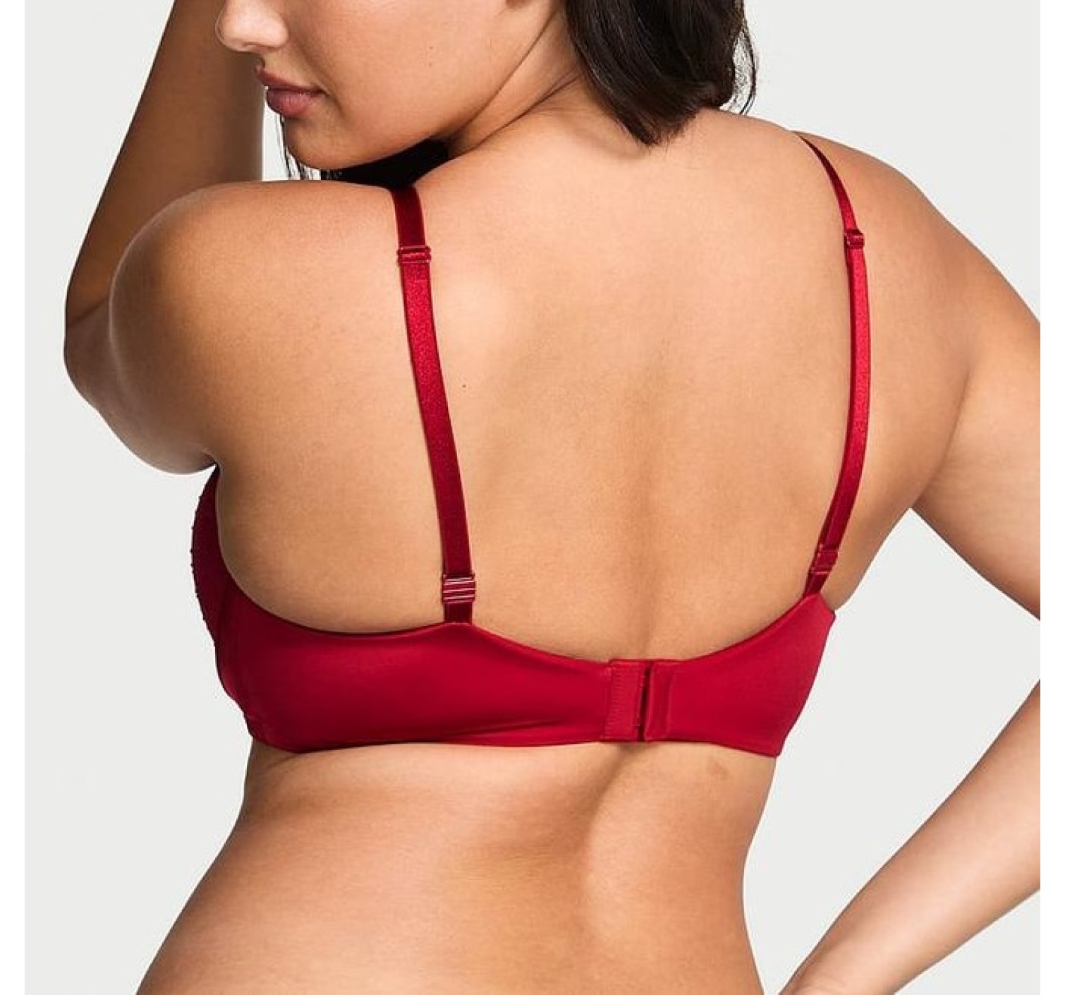 Бюстгалтер Sparkle Crystal Shine Cradle Push-Up Bra Red Lacquer