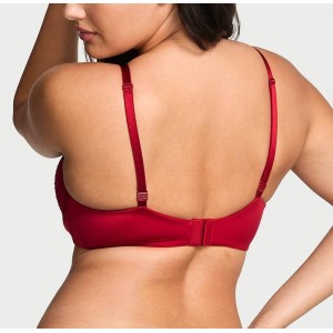 Бюстгалтер Sparkle Crystal Shine Cradle Push-Up Bra Red Lacquer