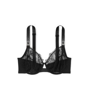 Бюстгальтер The Fabulous by Victoria's Secret Scattered Shine Strap Unlined Full-Cup Bra Black